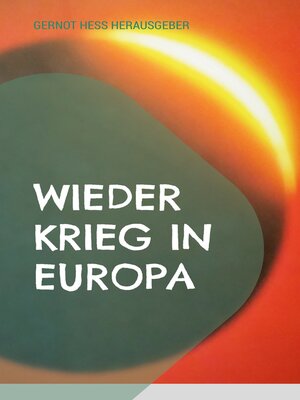 cover image of Wieder Krieg in Europa